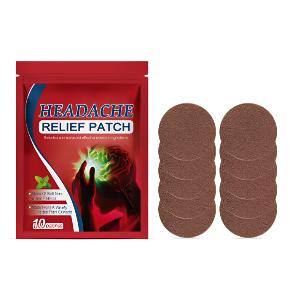Jaw Pain & Tension Headache Relief Patches